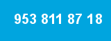 953 811 87 18 953 811 87 18